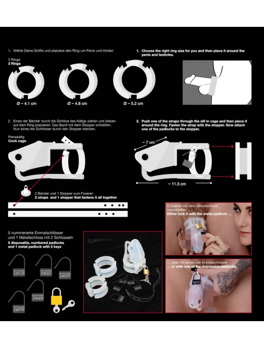 Набор для мужского пояса верности Cock Cage Set - Orion - купить с доставкой в Сергиевом Посаде