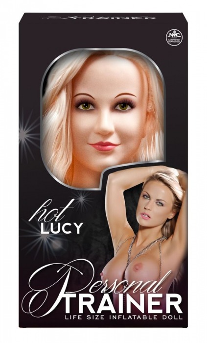 Надувная кукла с вибрацией и 2 любовными отверстиями Hot Lucy Lifesize Love Doll - NMC - в Сергиевом Посаде купить с доставкой