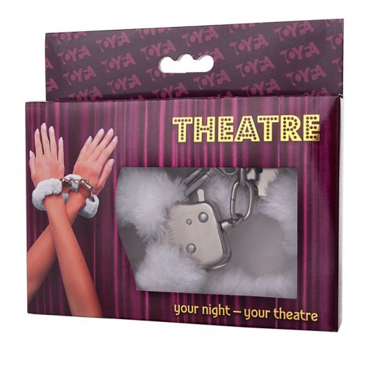 Наручники с белой меховой опушкой - ToyFa - купить с доставкой в Сергиевом Посаде