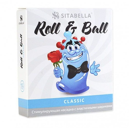 стимулирующий презерватив-насадка Roll   Ball Classic - Sitabella - купить с доставкой в Сергиевом Посаде