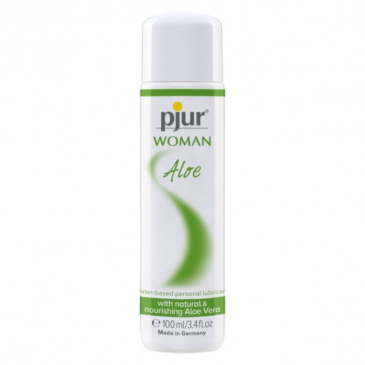 Лубрикант на водной основе pjur WOMAN Aloe - 100 мл. - Pjur - купить с доставкой в Сергиевом Посаде