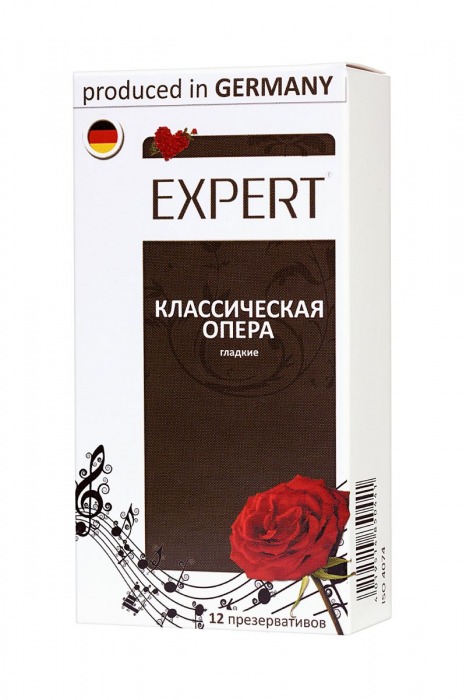 Гладкие презервативы Expert  Классическая опера  - 12 шт. - Expert - купить с доставкой в Сергиевом Посаде