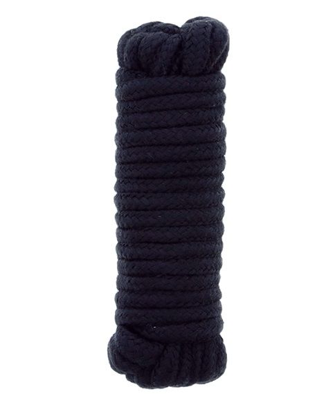 Чёрная веревка для связывания BONDX LOVE ROPE - 5 м. - Dream Toys - купить с доставкой в Сергиевом Посаде