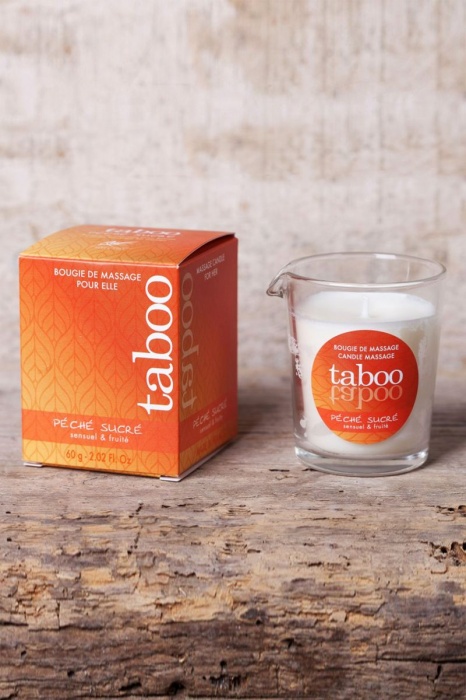 Массажное аромамасло с афродизиаками для женщин RUF Taboo Peche sucre - 60 гр. - RUF - купить с доставкой в Сергиевом Посаде