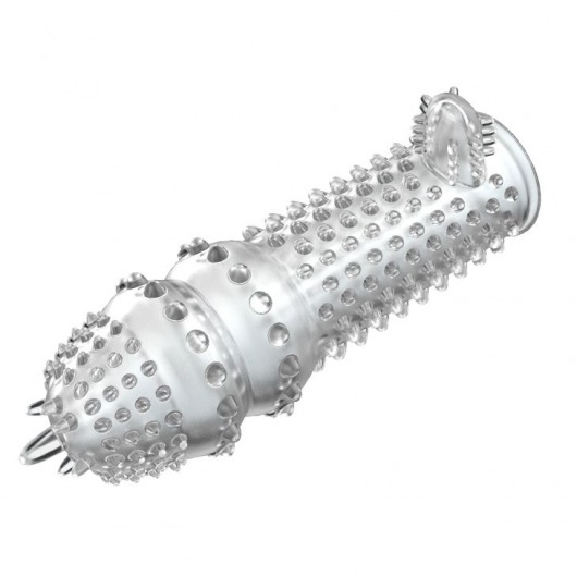 Закрытая прозрачная насадка Crystal sleeve - 14,2 см. - Erowoman-Eroman - в Сергиевом Посаде купить с доставкой