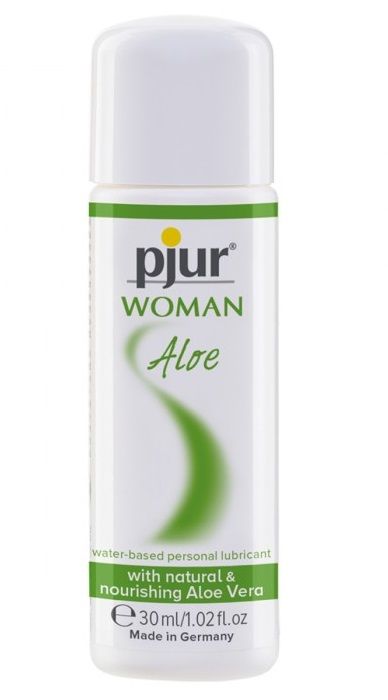 Лубрикант на водной основе pjur WOMAN Aloe - 30 мл. - Pjur - купить с доставкой в Сергиевом Посаде