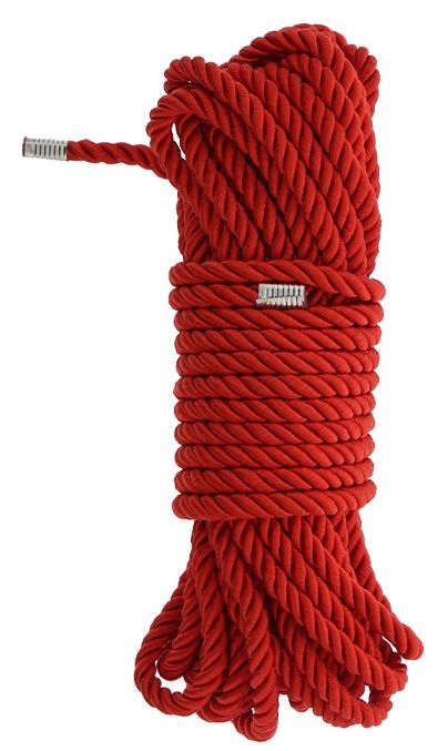 Красная веревка DELUXE BONDAGE ROPE - 10 м. - Dream Toys - купить с доставкой в Сергиевом Посаде