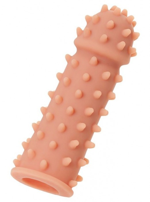 Телесная реалистичная насадка KOKOS Extreme Sleeve 03 с дополнительной стимуляцией - 12,7 см. - KOKOS - в Сергиевом Посаде купить с доставкой