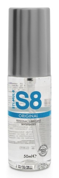 Универсальный лубрикант на водной осноdе S8 Original Lube - 50 мл. - Stimul8 - купить с доставкой в Сергиевом Посаде