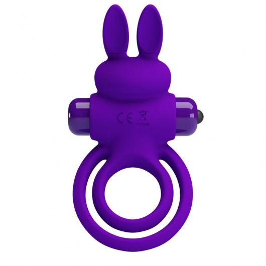 Фиолетовое эрекционное кольцо с вибростимуляцией клитора Vibrant Penis Ring III - Baile - в Сергиевом Посаде купить с доставкой