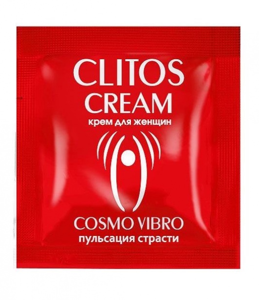 Пробник возбуждающего крема для женщин Clitos Cream - 1,5 гр. - Биоритм - купить с доставкой в Сергиевом Посаде