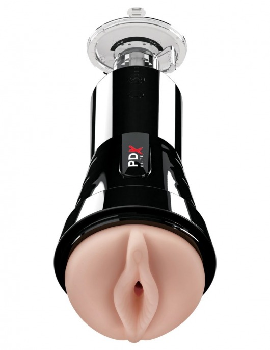 Телесный вибромастурбатор-вагина Cock Compressor Vibrating Stroker - Pipedream - в Сергиевом Посаде купить с доставкой