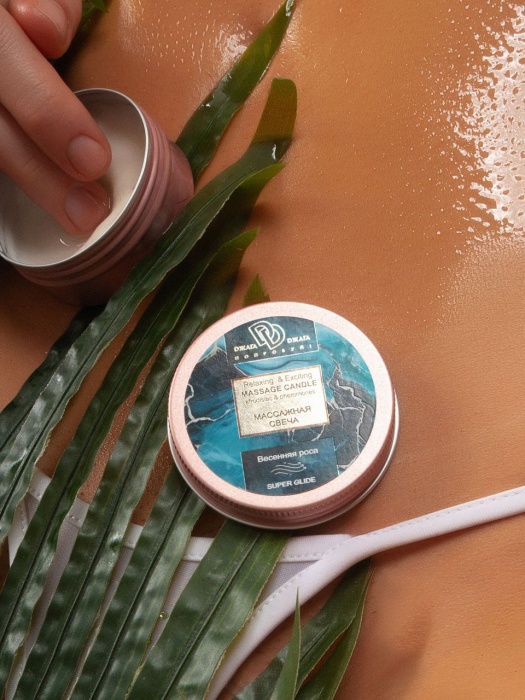 Массажная свеча  Весенняя роса - БиоМед - купить с доставкой в Сергиевом Посаде