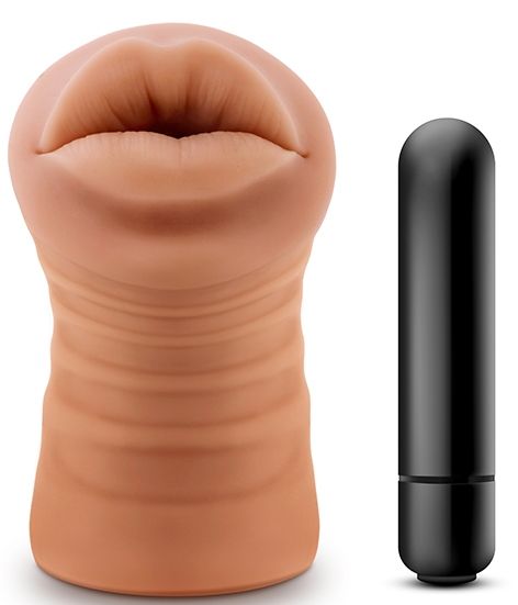 Кофейный мастурбатор-ротик Isabella - Blush Novelties - в Сергиевом Посаде купить с доставкой