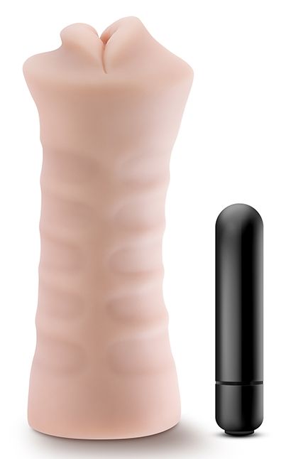 Телесный мастурбатор-ротик Angie - Blush Novelties - в Сергиевом Посаде купить с доставкой