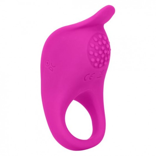 Ярко-розовое эрекционное виброкольцо Silicone Rechargeable Teasing Enhancer - California Exotic Novelties - в Сергиевом Посаде купить с доставкой