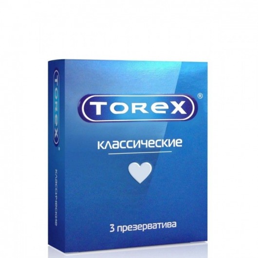 Гладкие презервативы Torex  Классические  - 3 шт. - Torex - купить с доставкой в Сергиевом Посаде