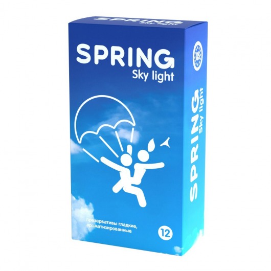 Ультратонкие презервативы SPRING SKY LIGHT - 12 шт. - SPRING - купить с доставкой в Сергиевом Посаде