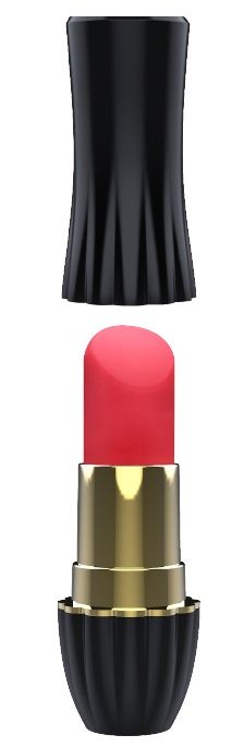 Клиторальный стимулятор-помада LIPSTICK - 9,3 см. - Dream Toys - купить с доставкой в Сергиевом Посаде