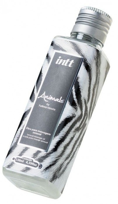 Массажное масло ANIMALS by Fatima Moura с возбуждающим эффектом - 130 мл. - INTT - купить с доставкой в Сергиевом Посаде