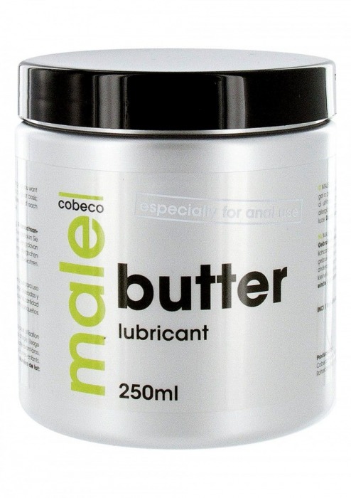 Анальный лубрикант MALE Cobeco Butter Lubricant - 250 мл. - Cobeco - купить с доставкой в Сергиевом Посаде