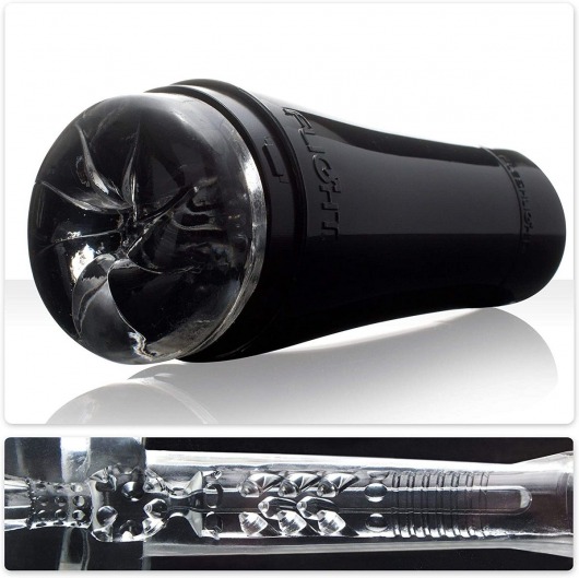 Черный мастурбатор-анус Fleshlight - Flight Pilot - Fleshlight - в Сергиевом Посаде купить с доставкой