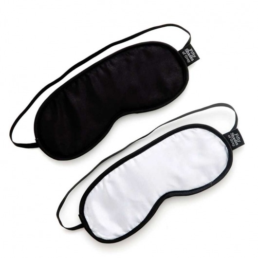 Набор из двух масок на глаза Soft Blindfold Twin Pack - Fifty Shades of Grey - купить с доставкой в Сергиевом Посаде