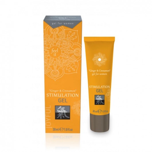 Возбуждающий интимный гель STIMULATION GEL Ginger   Cinnamon - 30 мл. - Shiatsu - купить с доставкой в Сергиевом Посаде