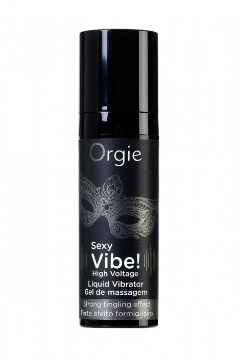 Гель для массажа ORGIE Sexy Vibe High Voltage с эффектом вибрации - 15 мл. - ORGIE - купить с доставкой в Сергиевом Посаде