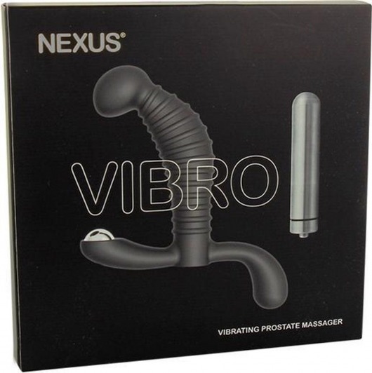 Стимулятор простаты Nexus Vibro Black - 10,2 см. - Nexus Range - в Сергиевом Посаде купить с доставкой