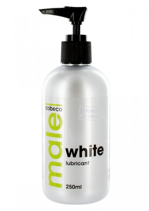 Анальная смазка на водной основе MALE Cobeco White Lubricant - 250 мл. - Cobeco - купить с доставкой в Сергиевом Посаде