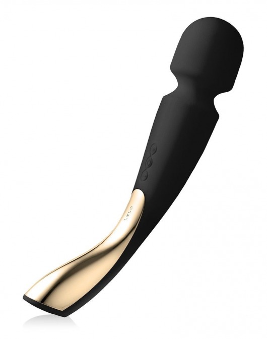 Черный вибромассажёр Lelo Smart Wand 2 Large - 30,4 см. - Lelo