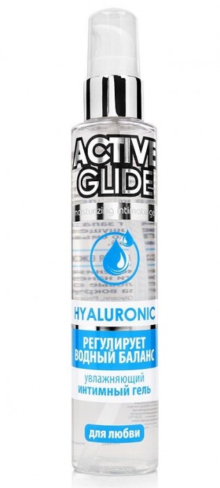 Увлажняющий интимный гель Active Glide Hyaluronic - 100 гр. - Биоритм - купить с доставкой в Сергиевом Посаде