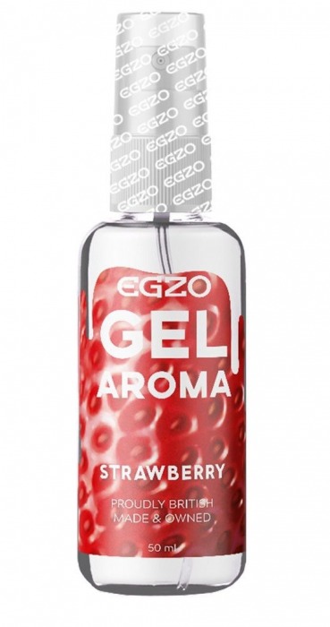 Интимный лубрикант EGZO AROMA с ароматом клубники - 50 мл. - EGZO - купить с доставкой в Сергиевом Посаде