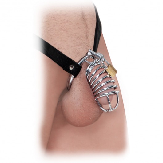 Кольцо верности Extreme Chastity Belt с фиксацией головки - Pipedream - купить с доставкой в Сергиевом Посаде