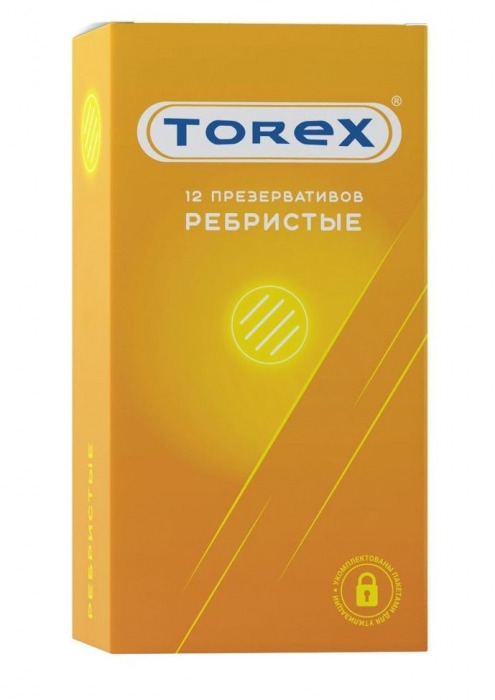 Текстурированные презервативы Torex  Ребристые  - 12 шт. - Torex - купить с доставкой в Сергиевом Посаде