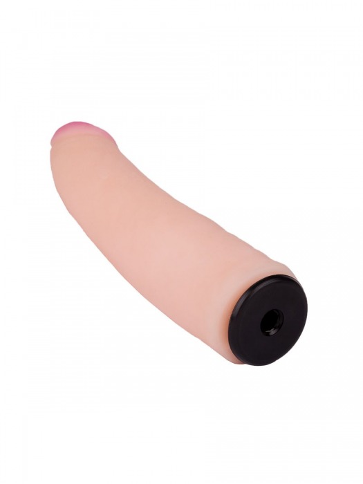 Пояс-трусики с насадкой Glamour - 17 см. - LOVETOY (А-Полимер) - купить с доставкой в Сергиевом Посаде