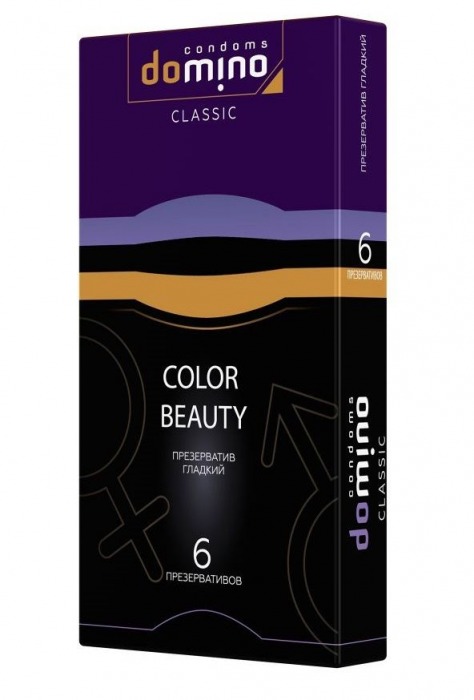 Разноцветные презервативы DOMINO Colour Beauty - 6 шт. - Domino - купить с доставкой в Сергиевом Посаде