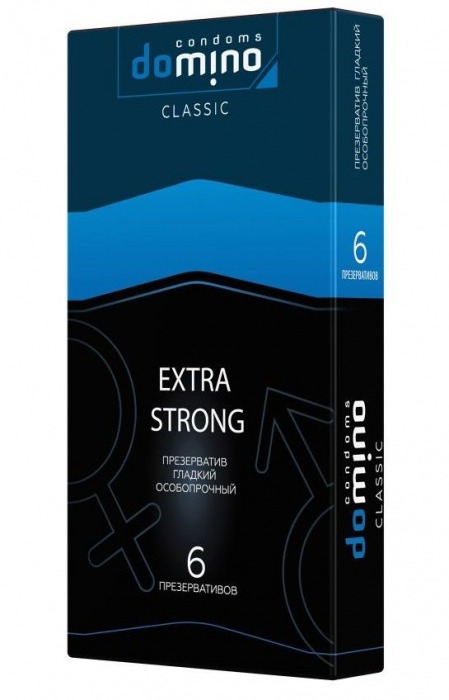 Суперпрочные презервативы DOMINO Extra Strong - 6 шт. - Domino - купить с доставкой в Сергиевом Посаде