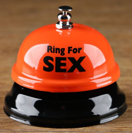 Настольный звонок RING FOR SEX - Сима-Ленд - купить с доставкой в Сергиевом Посаде