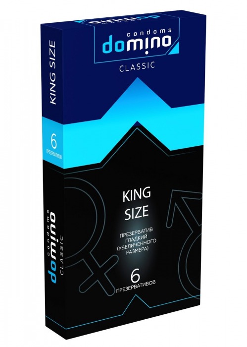 Презервативы увеличенного размера DOMINO Classic King size - 6 шт. - Domino - купить с доставкой в Сергиевом Посаде