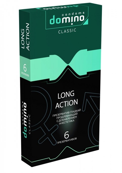 Презервативы с пролонгирующим эффектом DOMINO Classic Long action - 6 шт. - Domino - купить с доставкой в Сергиевом Посаде