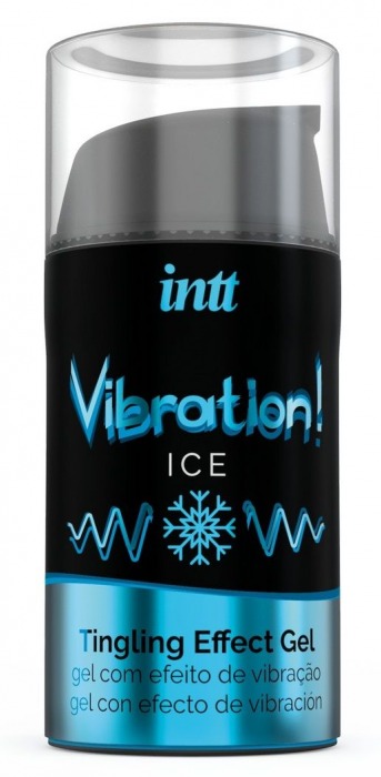 Жидкий интимный гель с эффектом вибрации Vibration! Ice - 15 мл. - INTT - купить с доставкой в Сергиевом Посаде