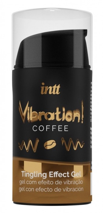 Жидкий интимный гель с эффектом вибрации Vibration! Coffee - 15 мл. - INTT - купить с доставкой в Сергиевом Посаде