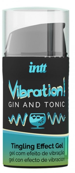 Жидкий интимный гель с эффектом вибрации Vibration! Gin   Tonic - 15 мл. - INTT - купить с доставкой в Сергиевом Посаде