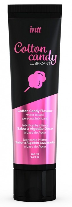 Интимный гель на водной основе Cotton Candy Lubricant - 100 мл. - INTT - купить с доставкой в Сергиевом Посаде