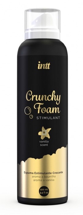 Пенка для массажа Crunchy Foam Stimulant Vanilla - 100 мл. - INTT - купить с доставкой в Сергиевом Посаде