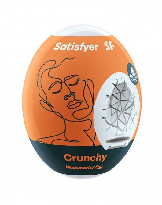 Мастурбатор-яйцо Satisfyer Crunchy Mini Masturbator - Satisfyer - в Сергиевом Посаде купить с доставкой