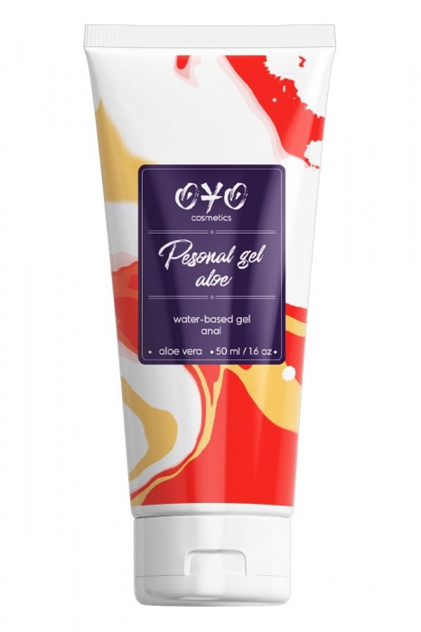 Анальная смазка на водной основе OYO Personal Gel Aloe - 50 мл. - OYO - купить с доставкой в Сергиевом Посаде