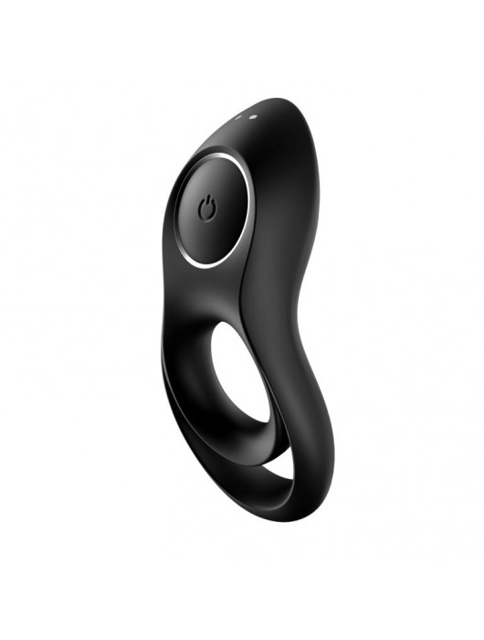 Черное эрекционное виброкольцо Legendary Duo - Satisfyer - в Сергиевом Посаде купить с доставкой